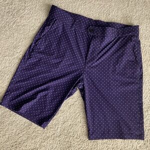 GREYSON Mens Montuak Shorts Chino Performance‎ Indigo Blue Size 34 Golf